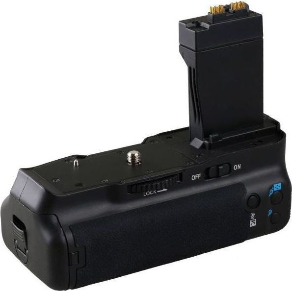 Dorezë baterie Newell BG-E8 për Canon 550D, kapacitet i zgjeruar, ergonomi e përmirësuar, e zezë