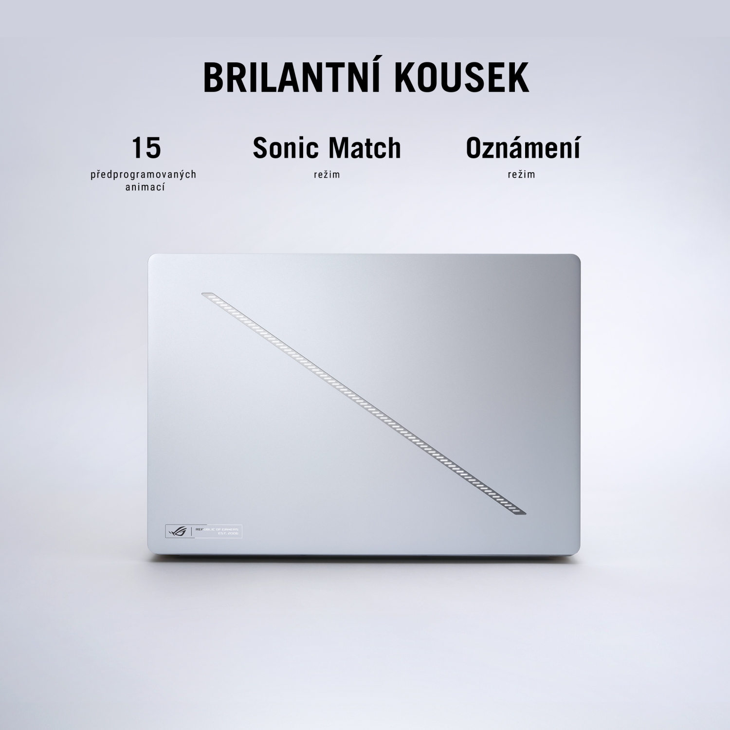 Laptop ASUS ROG Zephyrus G16 GU605MZ, 16", WQXGA, Intel U9-185H, NVIDIA GeForce RTX 4070, 32GB RAM, 1TB SSD, i bardhë