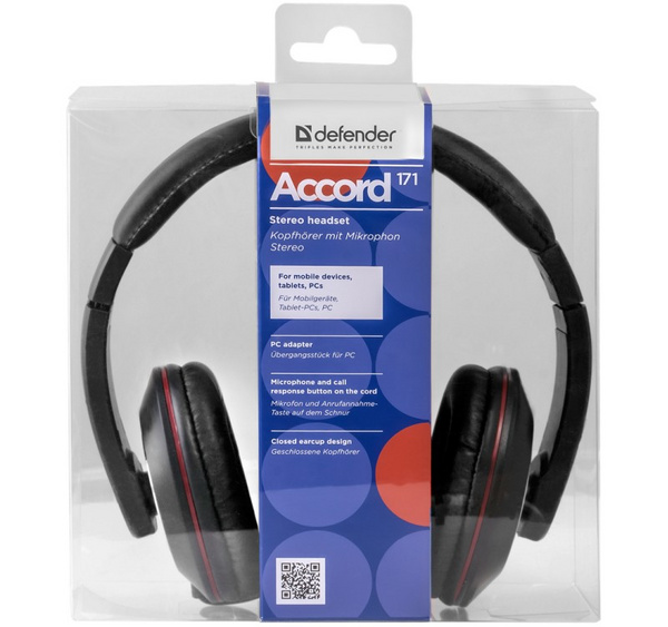 Kufje Stereo Accord 171, të zeza