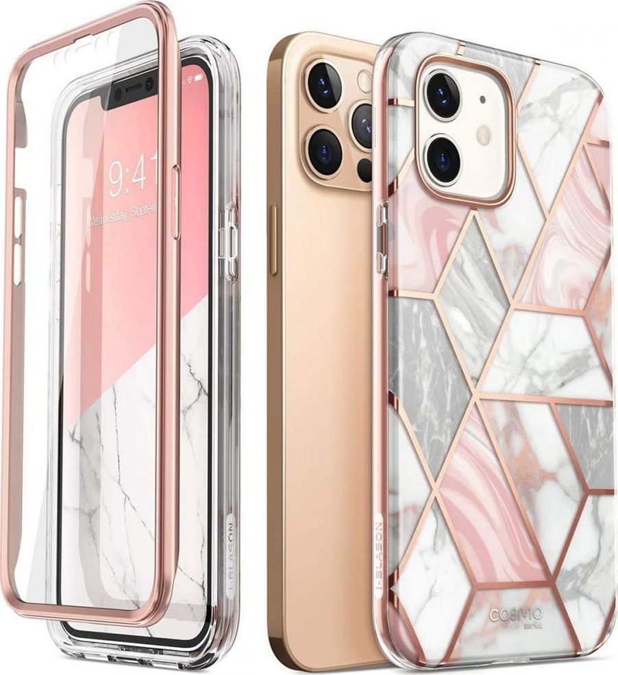 Mbrojtëse SUPCASE COSMO për IPHONE 12 PRO MAX HYBRID - MARBLE