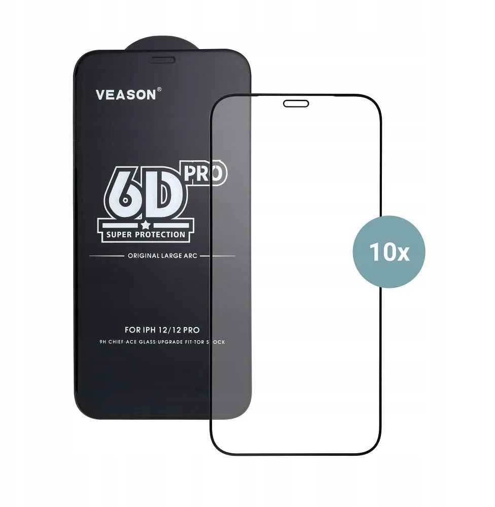Xham mbrojtës Veason 6D Pro për Samsung Galaxy A35, set 10 copë, transparent