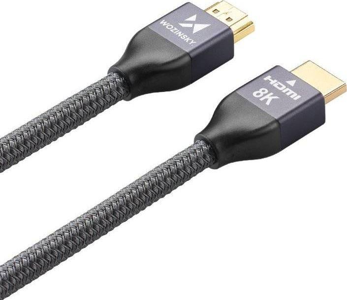 Kabllo HDMI Wozinsky WHDMI-20, 2m, HDMI 2.1, argjendtë