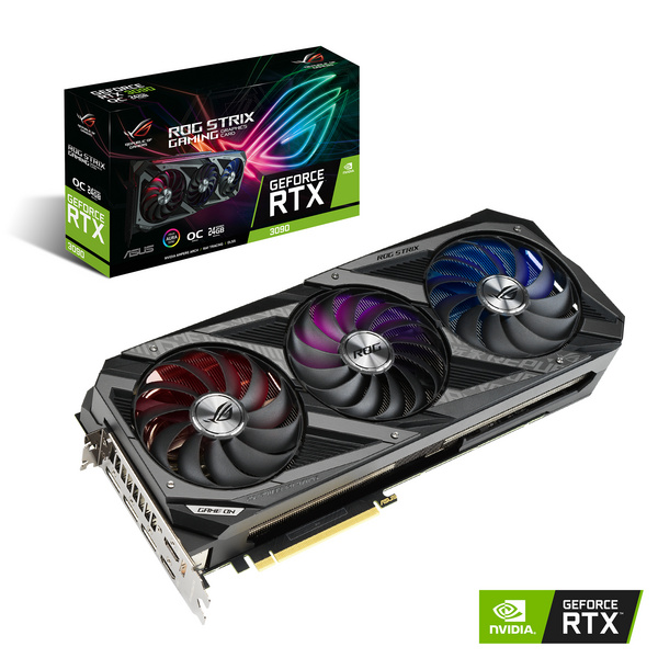 Kartelë grafike ASUS ROG -STRIX-RTX3090-O24G-GAMING NVIDIA GeForce RTX 3090 24 GB GDDR6X