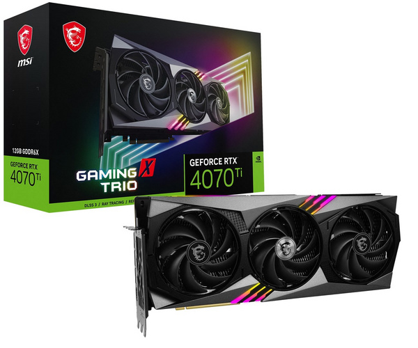 Kartë grafike MSI Gaming NVIDIA GeForce RTX 4070 Ti, 12 GB GDDR6X