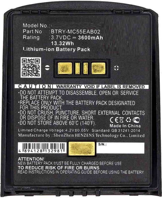 Батерија за скенер CoreParts MBXPOS-BA0283, за Zebra MC55 MC65 MC67, црна