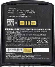 Батерија за скенер CoreParts MBXPOS-BA0283, за Zebra MC55 MC65 MC67, црна