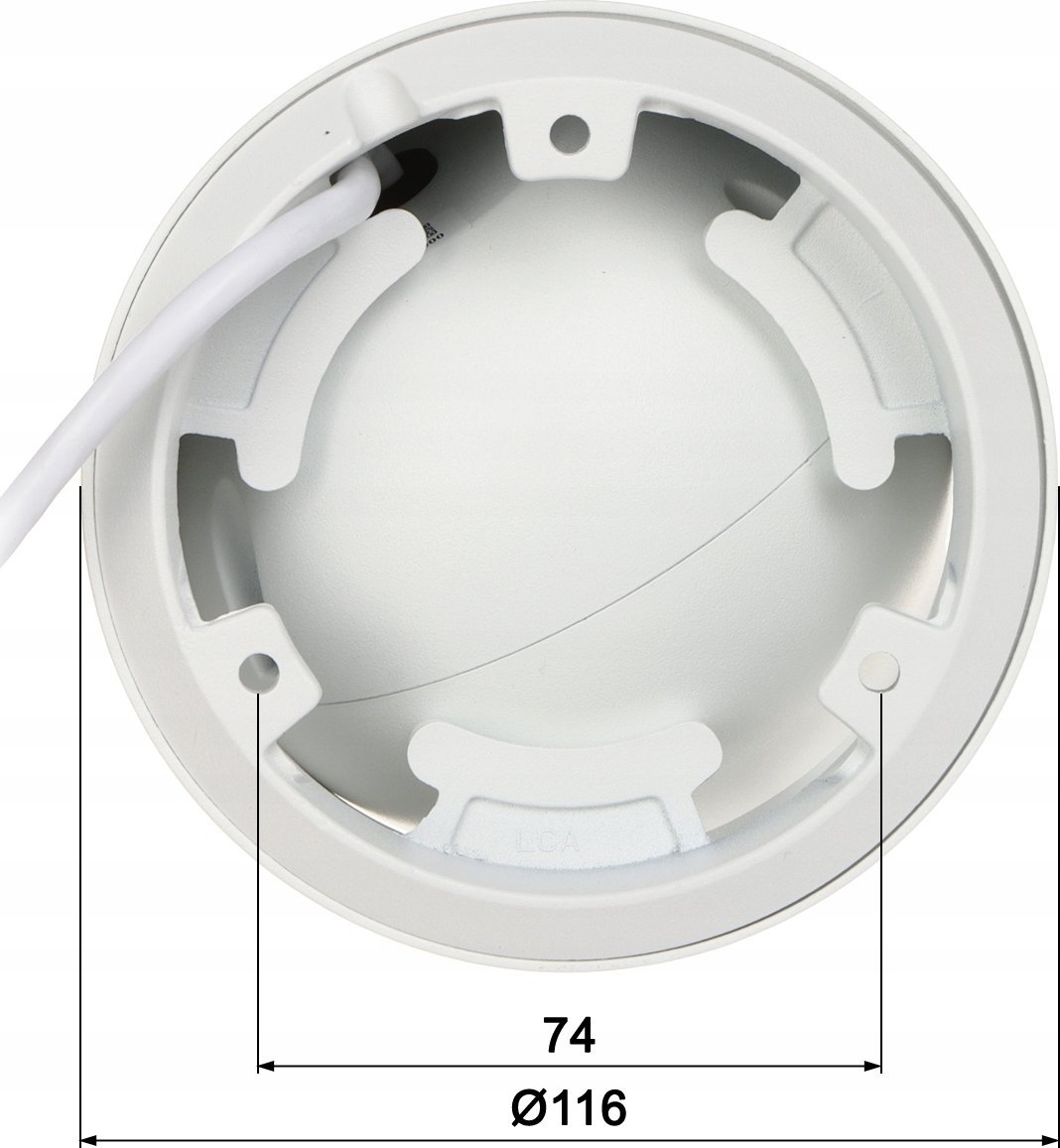 IP камера APTI-AI504VA31-27135WP-Z, 5 Mpx, леќа 2.7-13.5 mm, бела