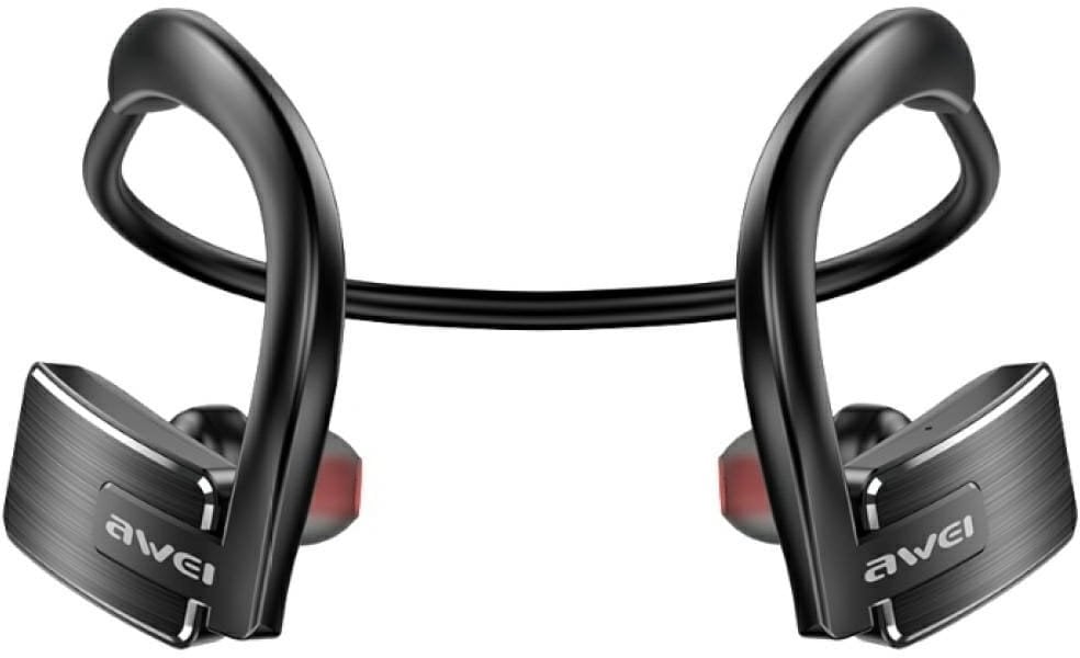 Безжични слушалки Awei E1BL, Bluetooth 5.3, спортски, црни