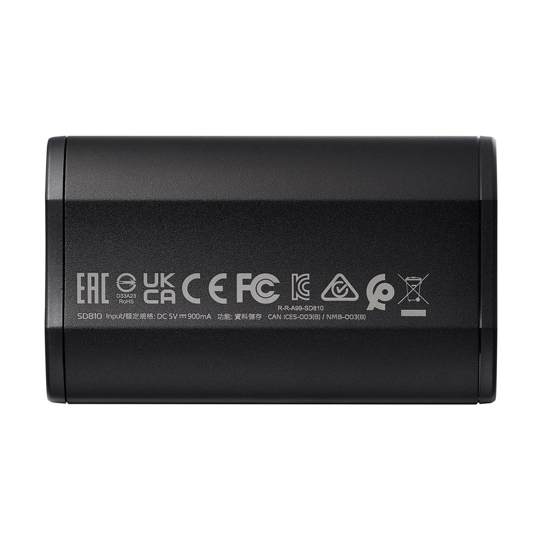 Disk SSD ADATA SD810, 4TB, USB-C, e zezë