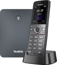 Телефон DECT IP Yealink W73P, до 10 слушалки, VoIP, црн