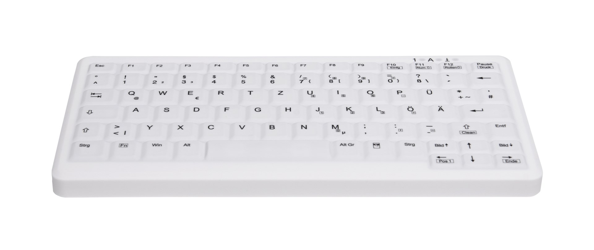 Tastierë Active Key AK-C4110, RF Wireless, QWERTZ, e bardhë