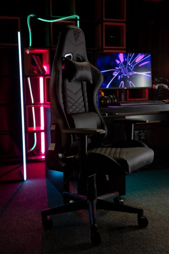 Стол SENSE7 Spellcaster, црно/црвенa боја