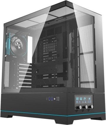 Kase kompjuteri DarkFlash DY451, ATX, me RGB, e zezë