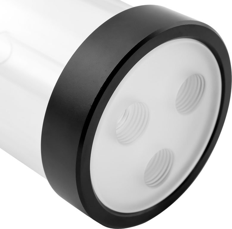 Rezervuar ftohës uji Singularity Computers Protium 150mm, akrilik, i zi mat