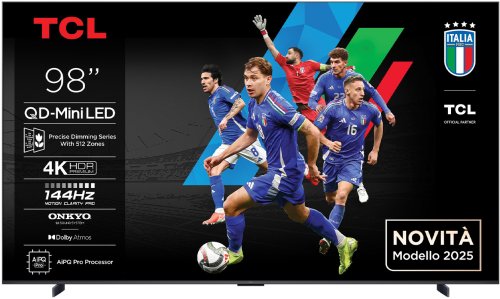 Televizor TCL 98Q6C, 98", Mini LED 4K Ultra HD, i zi