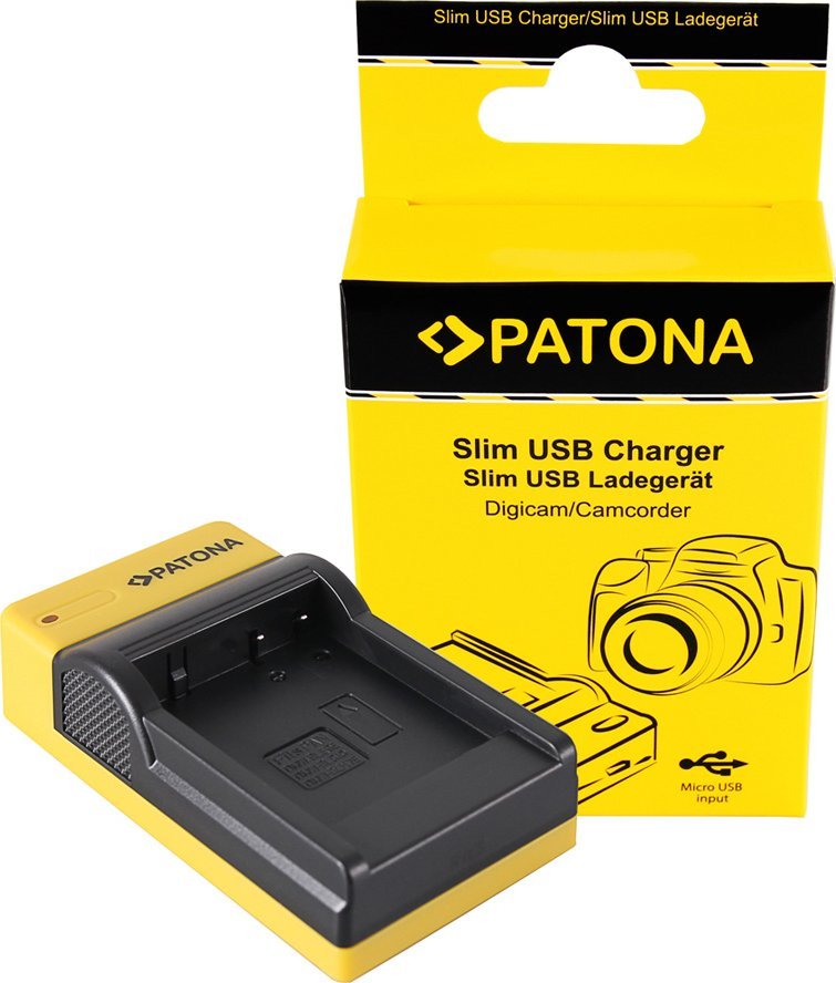 Karikues baterie PATONA Photo Panasonic DMW-BLG10 Slim, USB