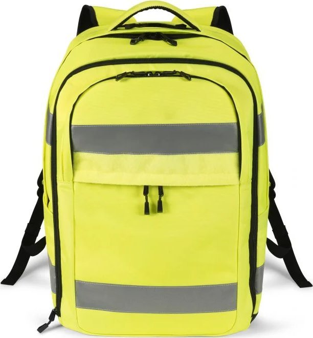 Ранец Dicota Backpack Hi-Vis, 17.3", 32-38L, рефлектирачка жолта боја