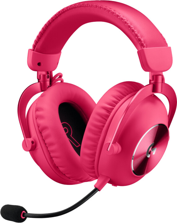 Kufje Logitech G Pro X2 Lightspeed, rozë