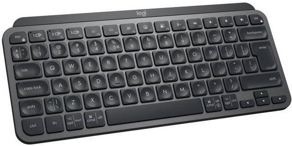 Tastierë Logitech MX Keys Mini, US / INT, e hirtë e errët