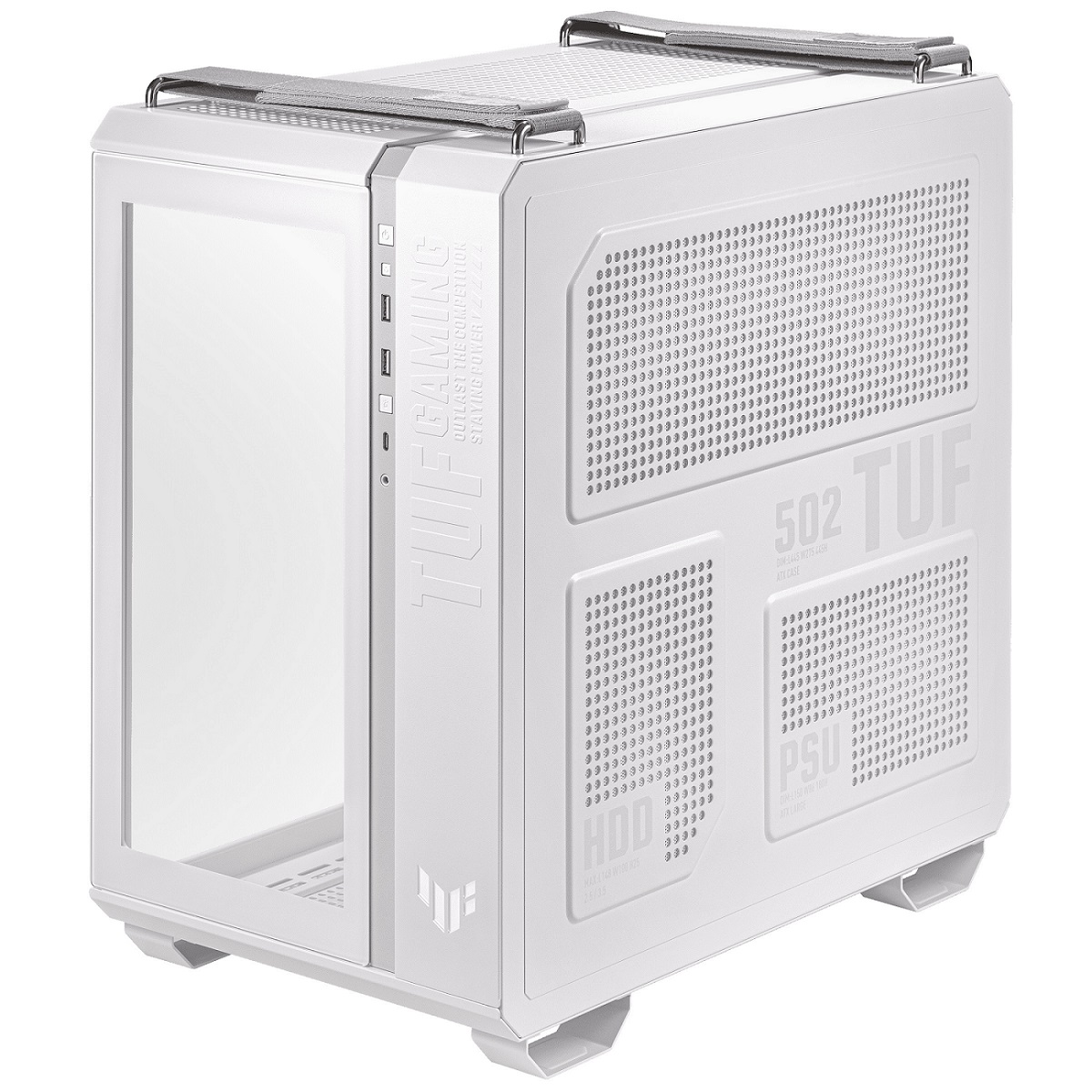Kasë ASUS TUF Gaming GT502 PLUS, Midi Tower, e bardhë