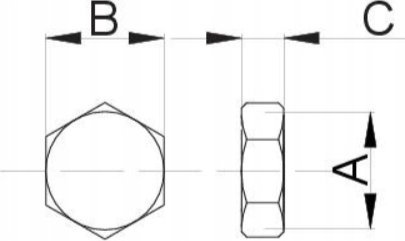 Kapak mbyllës krom për tub bronzi, 3/8", rezistent ndaj korrozionit