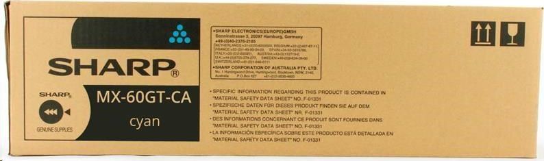 Тонер за печатач Sharp BP-GT20, цијан, оригинален