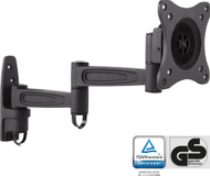 Ѕидна држачка за монитор ИнЛајн 23105D, 13-27\", прилагодлива рака, алуминиум, црна