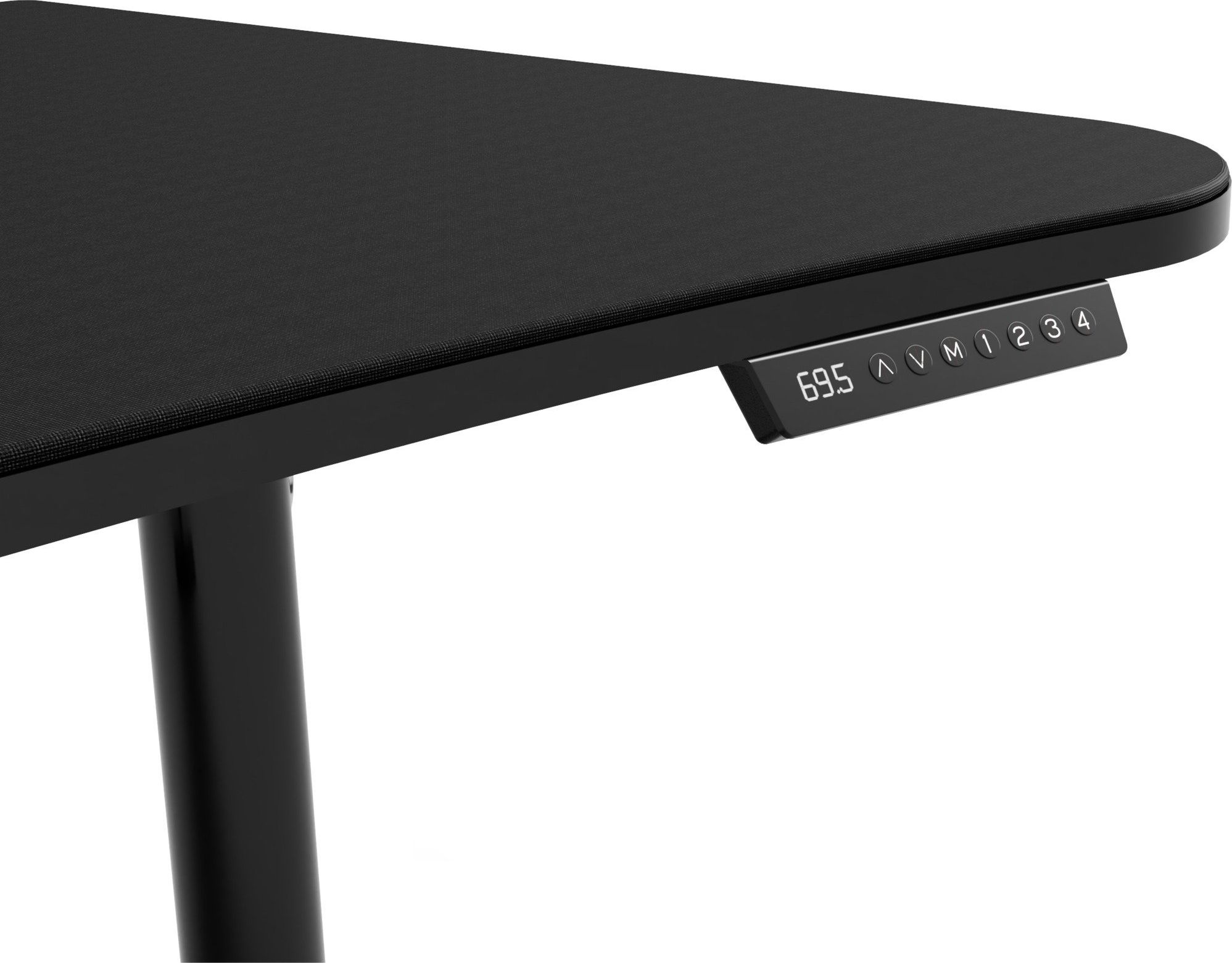 Tavolinë gaming Arozzi Arena Moto, elektrike me dy motorë, kapacitet 120kg, e zezë