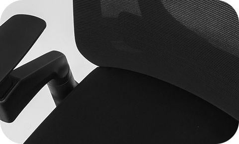 Karrige për zyrë Spacetronik GERD, e zezë