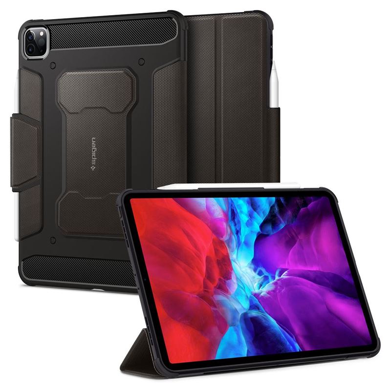 Mbështjellëse për iPad Pro 11" (2022/2021/2020/2018) Spigen Rugged Armor Pro, e zezë