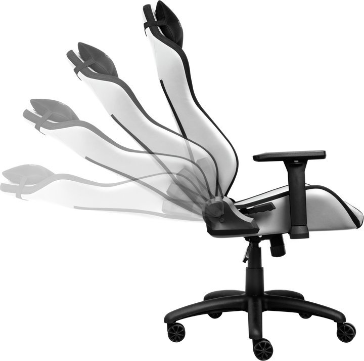 Karrige lojërash Trust GXT 714W Ruya, deri 150kg, e rregullueshme, e bardhë