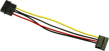 Përshtatës Inter-Tech Molex - SATA, 0.15m