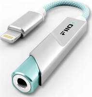 Adapter audio FiiO KA11 Lightning DAC, amplifikator kufjesh, argjendtë
