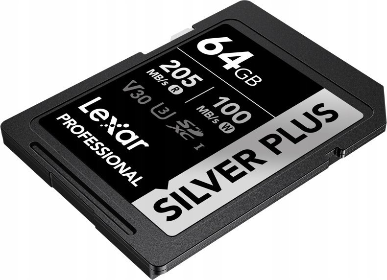 Kartë memorje Lexar SD Silver Plus UHS-I, 64GB, V30