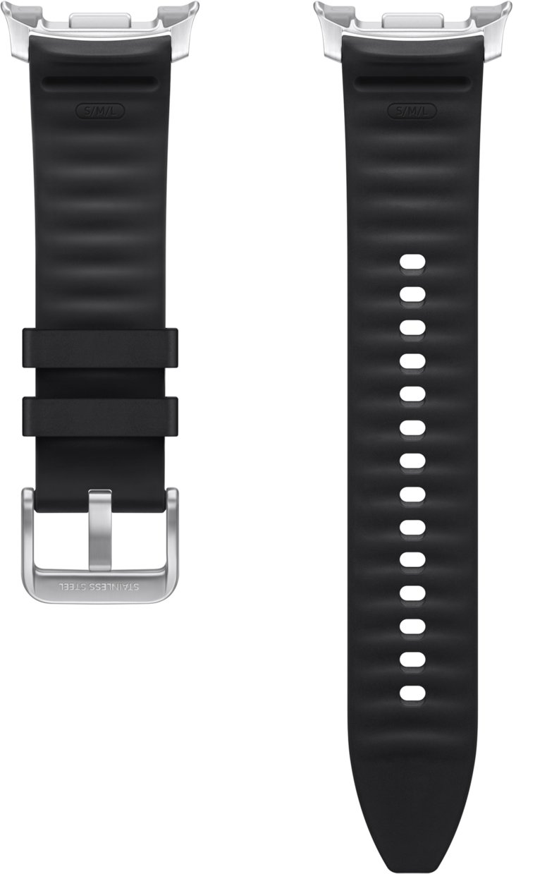 Rrip dore Samsung Hybrid Band për Galaxy Watch8 Watch8 Classic, madhësi S M L, i zi