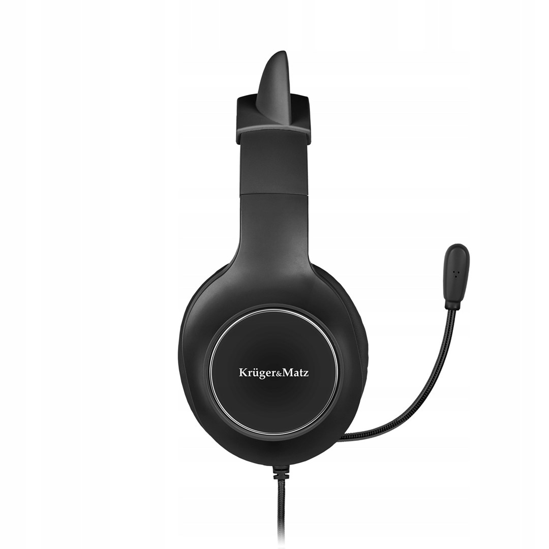 Kufje Kruger&Matz Gamer Kids, wired, të zeza