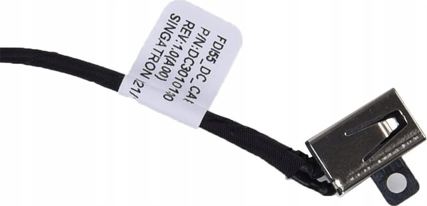 Kabllo Dell DC-IN, 11cm, e zezë