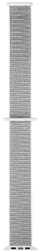 Rrip dore për orë inteligjente SBS Connected për Apple Watch 42/44/45 mm, mbyllje velcro, gri