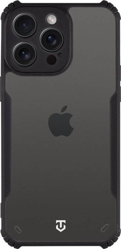 Mbrojtëse telefoni Tactical Quantum Stealth Cover për iPhone 15 Pro, TPU, transparente me detaje të zeza