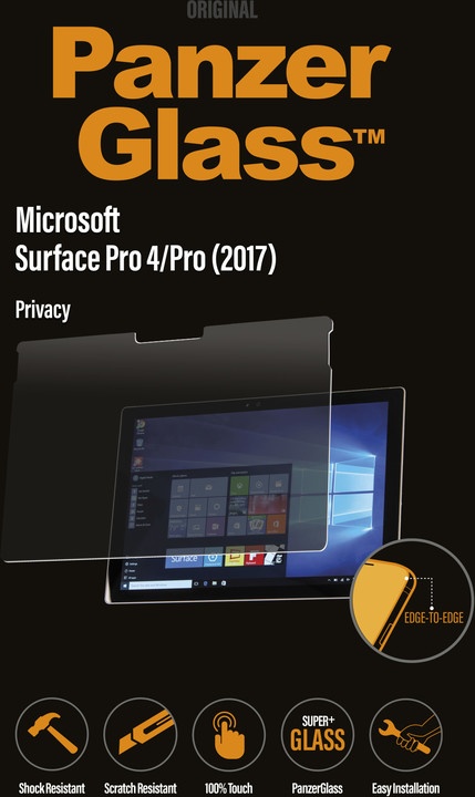Xham mbrojtës PanzerGlass për Microsoft Surface Pro 4/Pro (2017)