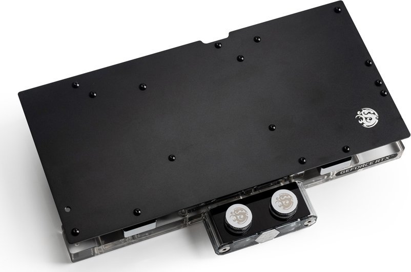 Blok uji për GPU BitsPower Classic Asus RTX 3070 TUF, ARGB, akrilik transparent, i zi e argjendtë