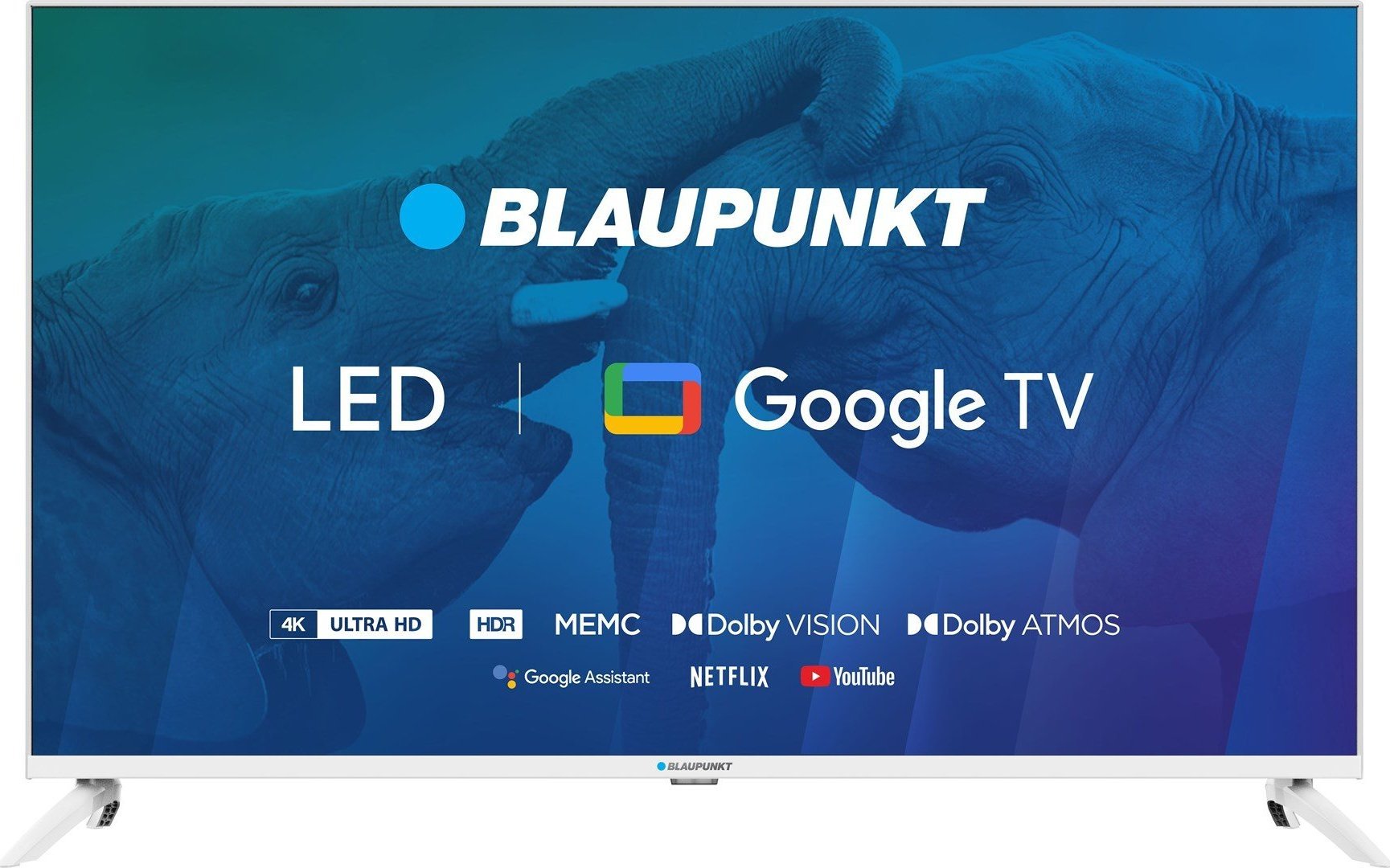 Televizor Blaupunkt 43UBG6010S, 43", 4K UHD, Smart TV, i bardhë