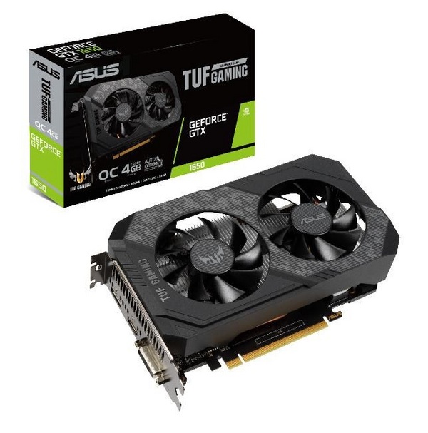 Kartelë grafike ASUS TUF Gaming GeForce® GTX 1650 OC Edition, 4GB GDDR6