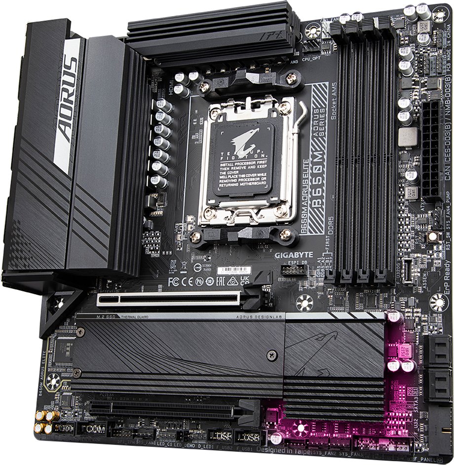 Motherboard Gigabyte B650M AORUS ELITE, socket AM5, DDR5, mATX
