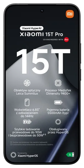 Celular Xiaomi 15T Pro, 6.83", 12/512GB, i zi
