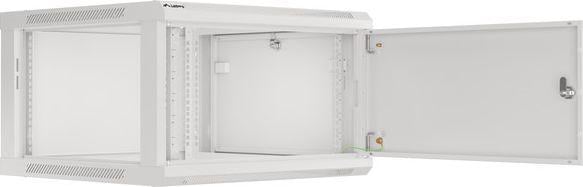 Ѕиден мрежен кабинет Lanberg WF01-6606-00S, 19" 6U, оптоварување 60kg, сив