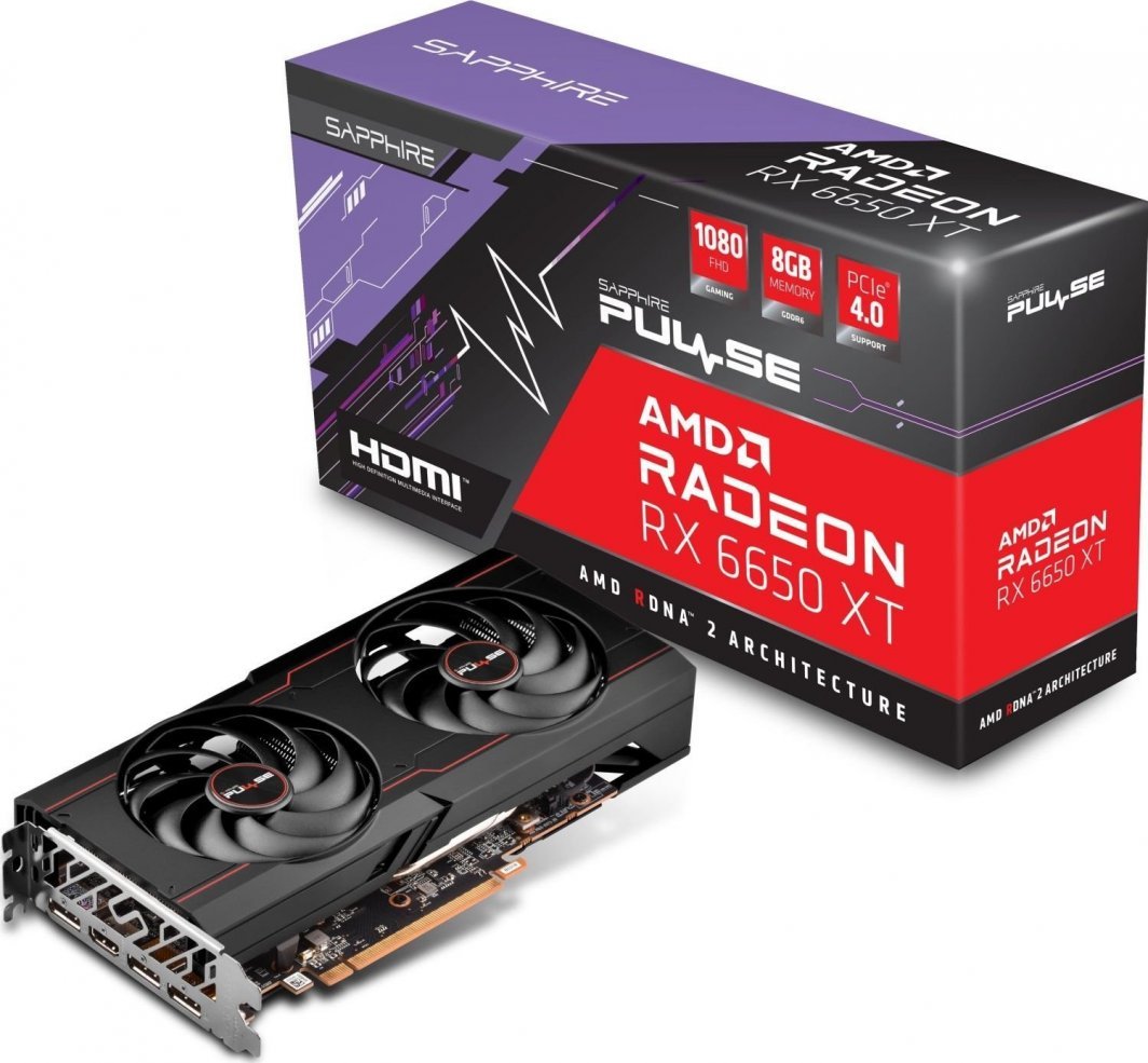 Kartelë grafike Sapphire Pulse Radeon RX 6650 XT 8GB GDDR6