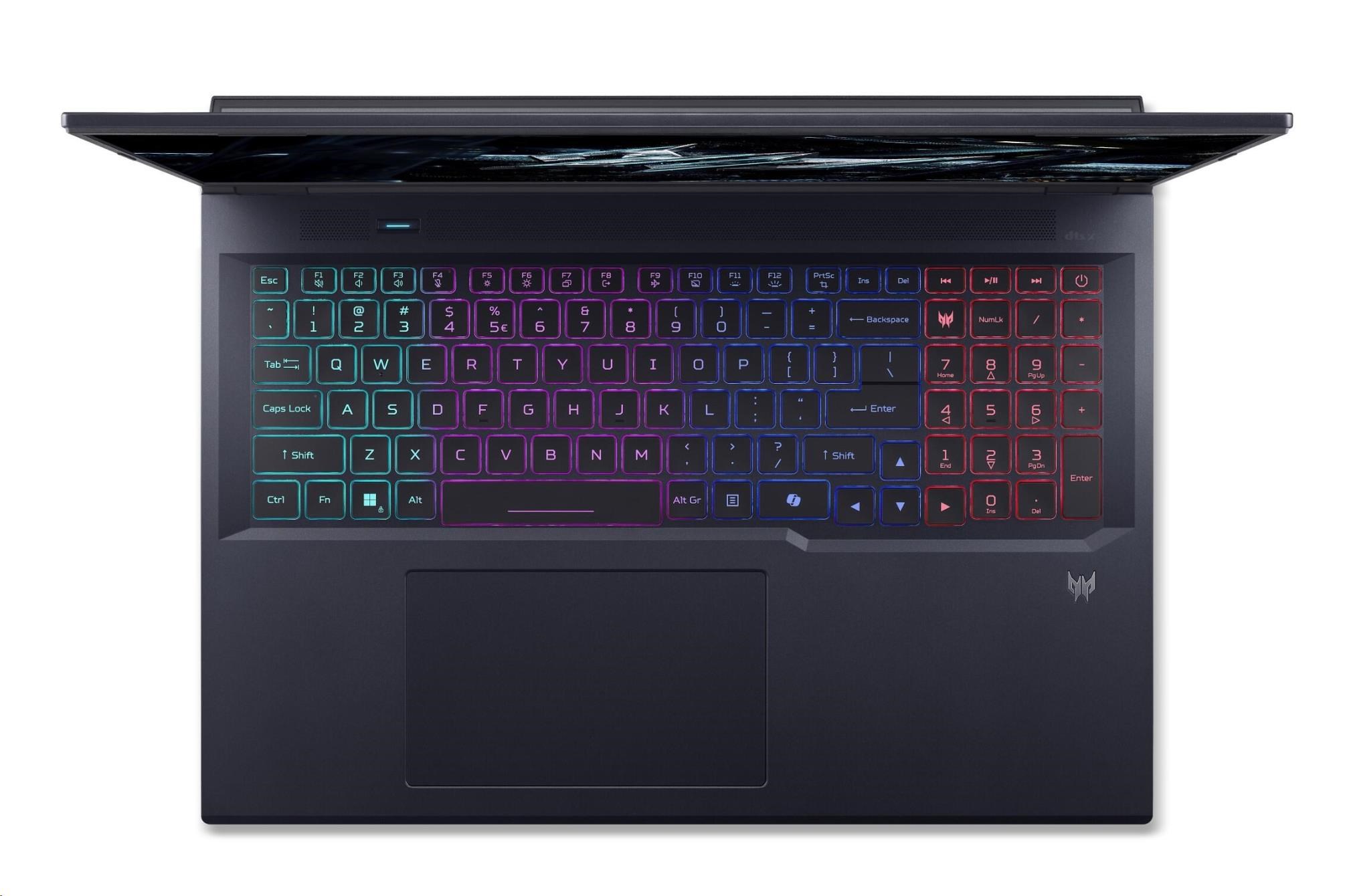 Laptop Acer Predator Helios Neo 18 AI (PHN18-72), 18", Intel Core Ultra 9 275HX, 32GB RAM, 1TB SSD, NVIDIA RTX 5060, i zi