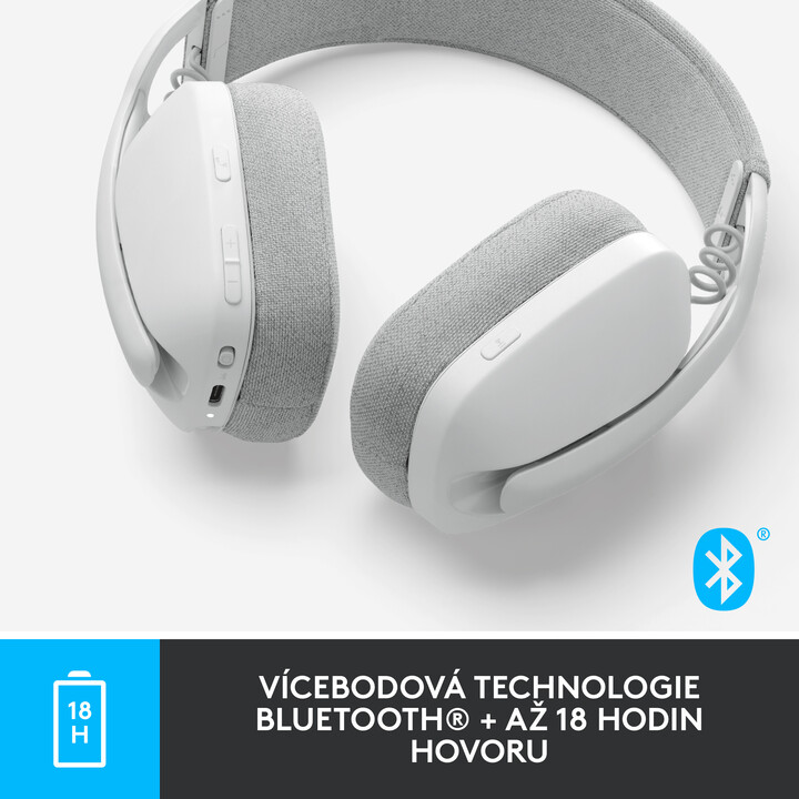 Kufje Logitech Zone Vibe 100, të bardha