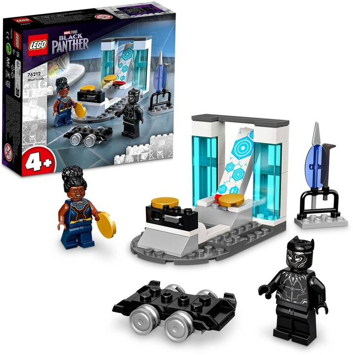 Set LEGO® Marvel 76212 Shuri's Laboratory, 58 pjesë